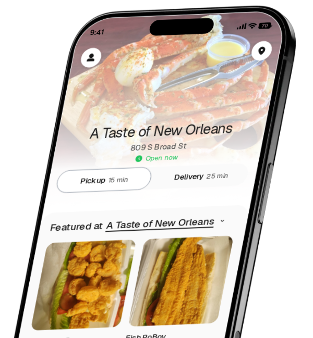 A Taste of New Orleans app preview